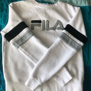 FILA white crewneck